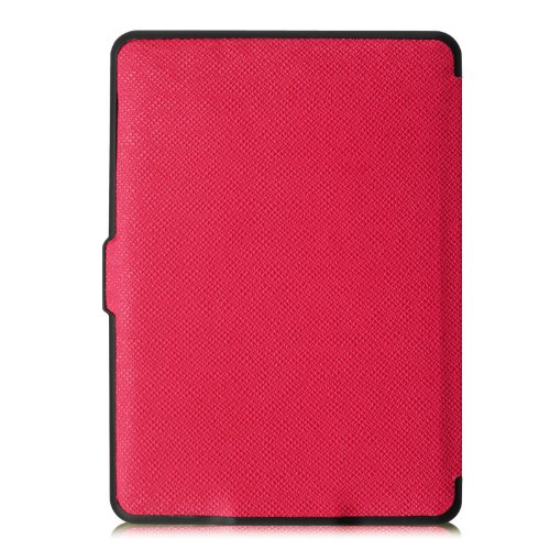 Fintie Kindle Paperwhite Hülle – Die dünnste und leichteste Smartshell Case Schutzhülle Tasche mit auto Sleep / Wake für den neuen Kindle Paperwhite 2016 (mit 300 ppi-Display, 6 Zoll, und integrierter Beleuchtung) und alle Modelle von 2012, 2013, 2014, 2015, Magenta - 6