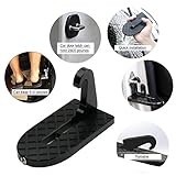 Telle Vehicle Car Hooked on-on U Shaped Slam Latch Doorstep, Folding Ladder Foot