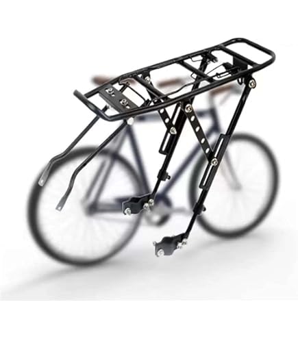 Rear Bike Rack Sosoport Adjustable - 20 Inch Aluminum Alloy Cargo Rack ...