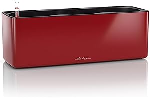 LECHUZA CUBE Glossy Triple scarlet rot highgloss 13672