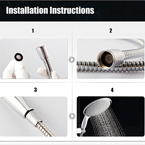 winarrow 20,3 cm Große Dusche Head Neueste 20 cm bunten Dusche Kopf der 3 Funktion - 7