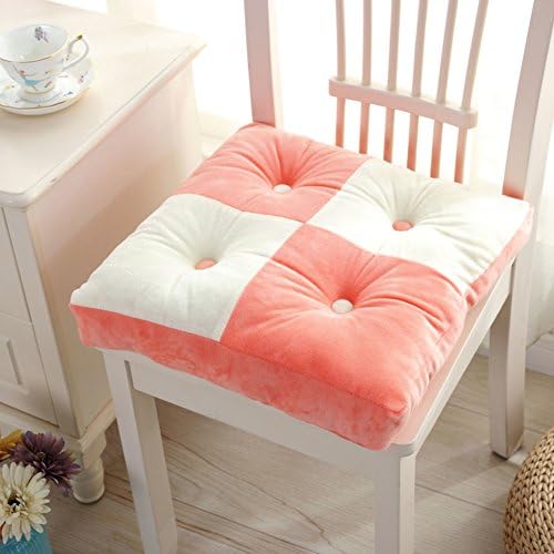 European Short Plush,Thickening seat Cushion,Office Student Chair Cushioning,Fabric Cushion Home Dining Cushion Cushion For Computer Chair-D 40x40cm(16x16inch)