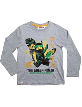 Lego Ninjago Kollektion 2017 Langarmshirt 98 104 110 116 122 128 134 140 Shirt Jungen Neu Top Grau