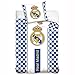 Produktbild Real Madrid Bettwäsche Bettbezug Wendbar 100% Baumwolle 140 x 200 + Kissenbezug 70 x 80 Champion Club Fußball rm8024