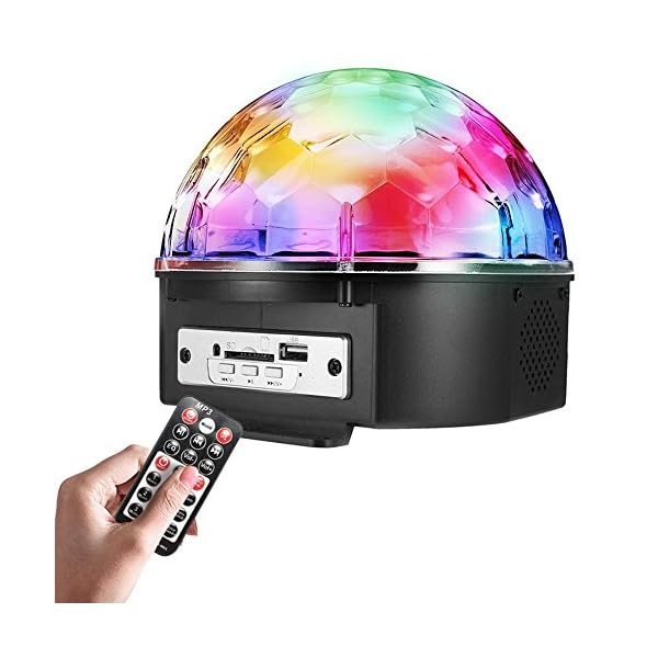 Discokugel,SOLMORE LED Partylicht Disco Lichteffekte mit Fernbedienung