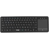 Inca IBK-568BT Dual Mod Bluetooth 5.0 + 2.4G Touch Pad Smart Keyboard Pil seviyesi 2.2V 10 metreye kadar kablosuz kullanım Wi