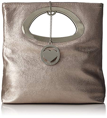 Chicca Borse Cbc34016tar, Borsa a Mano Donna, Marrone (Bronzo), 8x25x26 cm (W x H x L)