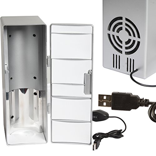 Sidiou Group USB kleiner Kühlschrank Medium Kühlschrank USB-Mini-Kühlschrank mit Gefrierfach Getränke Kühlung und Heizung Dual-Zweck tragbare Kühlschrank - 7