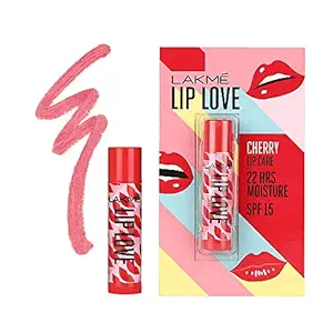 Lakmé Lip Love Chapstick Cherry, Lip Balm With Spf 15, 4.5 g