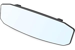 ANBOO Auto Innenspiegel Weitwinkel Clip auf Autospiegel Rückspiegel Rückspiegel Anti Blendung Spiegel Flacher Panoramaspiegel zur Beseitigung des toten Winkels Effektiv für Autos