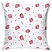 Produktbild YOKJLDH Customized Pillow Case-Strawberry Decorative Cushion Cover Pillow Cover Sofa Seat Car Pillowcase Soft,18x18 Inch