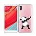 Produktbild HYMY Hülle Case für Xiaomi Redmi S2 (5.99") - Transparent Kung Fu Panda Schutzhülle Weich TPU Handytasche Handyhülle Durchsichtig Klar Silikon Handyfall-wm165