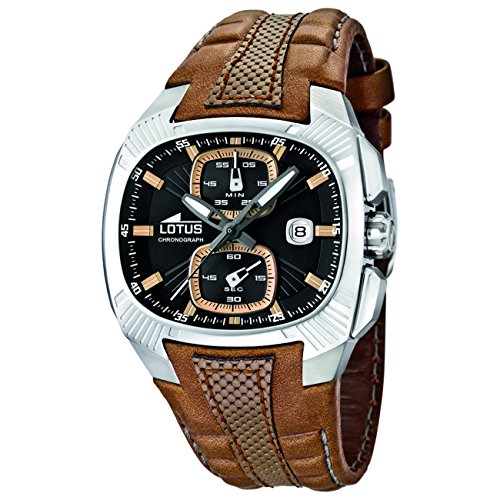 Lotus Herren-Armbanduhr XL Analog Leder 15753/3 Lotus Herren-Armbanduhr XL Analog Leder 15753/3