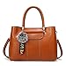 Produktbild LAIDAYE Taschen Damen-vielseitige Umhängetasche-stilvolle Persönlichkeits-Handtasche Einfache Umhängetasche Weinlese-Einkaufstasche,Brown-32 * 12 * 23cm