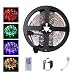 Produktbild ALED LIGHT LED Streifen 5050 RGB 5m Länge 150 LED Multicolor Fernbedienung 44 Tasten und Netzteil