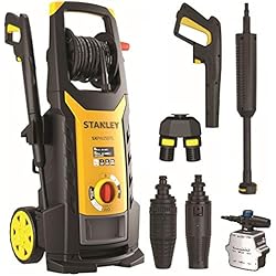 Nettoyeur haute pression STANLEY 2500W 150 bars SXPW25DTSE Double jet Motopompe DUALTECH Tuyau 8m accessoires