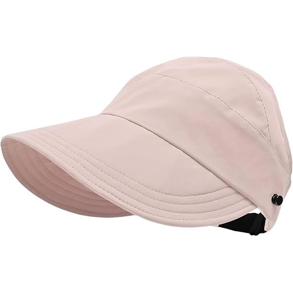 Cappello da sole da donna in cotone a tesa larga, protezione UV UPF 50, pieghevole, nero,25 x 20 cm | Leroy Merlin