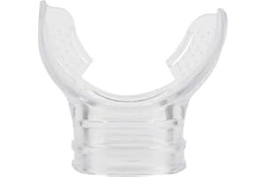Fafeims Transparent PVC Diving Bite Snorkeling Standard Bite Mouthpiece Snokel Regulator Mouthpiece for Scuba Diving