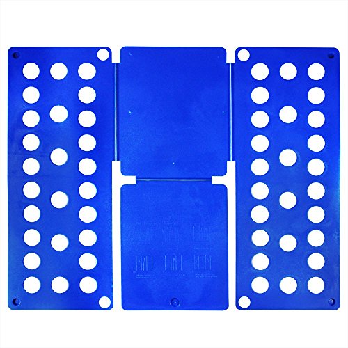 COM-FOUR® Falthilfe Faltbrett Hemdenfalter Wäschefalter blau - perfekte Hilfe für Hausfrauen und natürlich Hausmänner! (1 Stück)