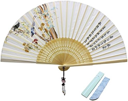 Abwin Handmade Traditioan Chinese Painting Design Folding Fan (NO.4)