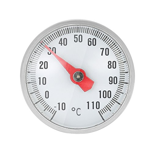 KKmoon -10 ~ 110ºC Mini Tasche Bratenthermometer aus Edelstahl, Kochen Ofentemperatur Thermometer Zifferblatt Sofort Lesen mit einem Schutzhülle für Essen Trinken Fleisch - 2