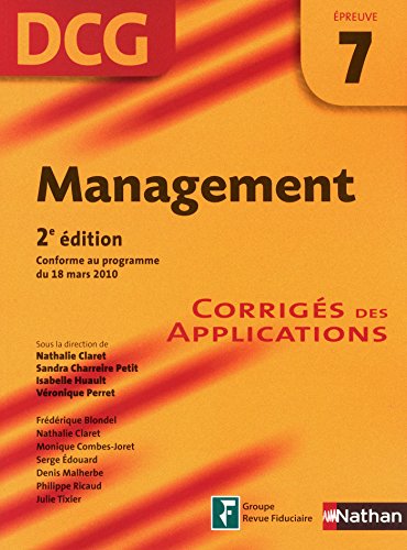 Download Management - épreuve 7 - DCG corrigés