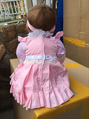 NPK Real Looking Pink Lovely Baby Girl New Reborn Baby Doll Soft Silicone Vinyl Reborn Toy with Magnet Dummy