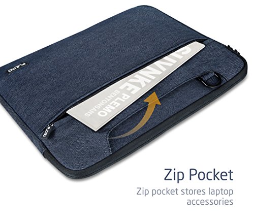 Plemo 13 – 13,5 Zoll Laptop Tasche mit Schultergurt, Hülle Tasche Aktentasche für Laptops / MacBook / Notebook, Dunkelblau - 5