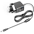 Robot Vacuum Replacement Charger, KFD 19V 0.6A Power Adapter for Eufy G30 30C 35C 11S 15C Robotic Cleaner T2102 T2008 Docking Ecovacs Deebot DN622 DN79 600 500 U2 OZMO 601 Ultenic D5 Mop UK Plug Cable