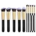 Allin Exporters Makeup Brushes set Export Quality , Set of 10 Different Premium Quality Brushes, Foundation Powder Eyeshadow Eyeliner Lip Brush Tools RS.525.00