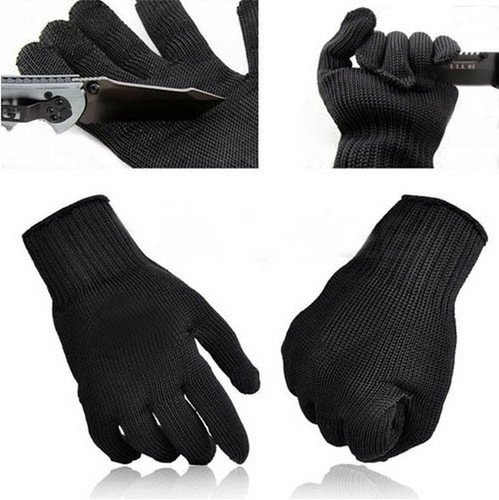 Stainless Steel Wire Safety Work Anti-Slash Cut Static Resistance Protect Gloves by FamilyMall - 3