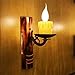 Produktbild Wandleuchte Retro Vintage Ländlichen Stil E14 Sockel Kerze Wandlampe Schlafzimmer Nachttisch Bambus Eisen Harz Wandbeleuchtung Für Haus, Bar, Restaurants, Indoor Outdoor-Dekoration (110-240V, Glühbirnen Nicht Im Lieferumfang Enthalten)