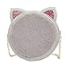 Produktbild SHANGPIN Kettenumhängetasche Cat Ears Girl Slung Kleine süße Kettenumhängetasche,Gray