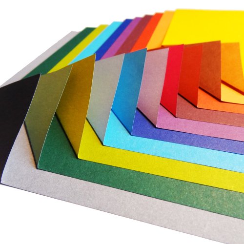 Origami-Papier, Komplementärfarben, 100 Bögen - 5