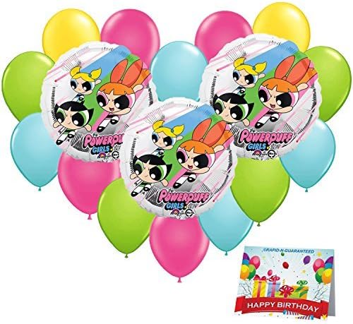 Powerpuff Girls Balloons Bouquet 17pc