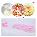 Vicky Store 1 Portable Baby Infant Feeding Milk Powder &Food Bottle Container 3 Cells Grid Box random colour