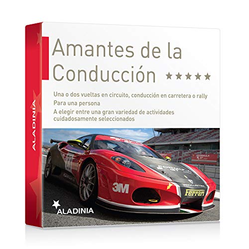 ALADINIA Box Caja Regalo Pack Amantes de la Conducción con Validez Ilimitada | Más de 70 Opciones para Elegir en España