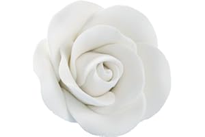 ‎CAKE COMPANY Cake Company Feinzuckerrosen 6 STÜCK weiss 1er Pack (1 x 74 g)