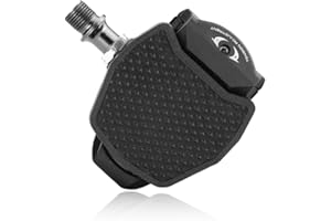 GNHG Adattatore Pedali Bici Compatibile Shimano SPD Look X-track - Piastre Pedale Automatico Flat Platform, Converte Clipless in Piatti senza Tacchette, Comfort Sicurezza