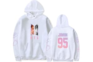 Xersex Unisex Music Group Hoodies BTS Music Group Jumper Turtleneck Sweatshirt for Army Suga Jin Jimin Jung Kook J-Hope Rap-Monster V