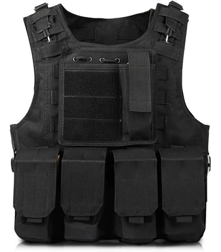 Casque Tactique MICH 2000 Airsoft - Visière Transparente + Support NVG | Léger 670g | Réglable 53-63cm