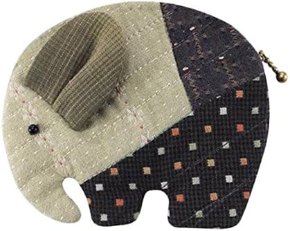 Elephant Wallet Purse Making Kit Easy Sewing Project Craft Kit for Kids Teens Girls Adults (Green 2)