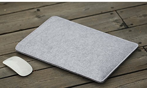 iPad Pro 10.5 Laptop Liner Bag, AVIDET 10,5 Zoll Schock-Absorption Soft Notebook Felt Bag für iPad Pro 10.5 (Hellgrau) - 8