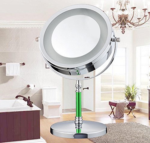 Dare Color Profi Kosmetikspiegel Schminkspiegel Tischspiegel mit LED Beleuchtung - 4