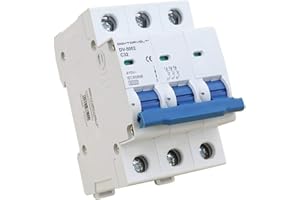 PREIS-ZONE Disyuntor 3P C32A 6kA LSS MCB Doktorvolt 5002