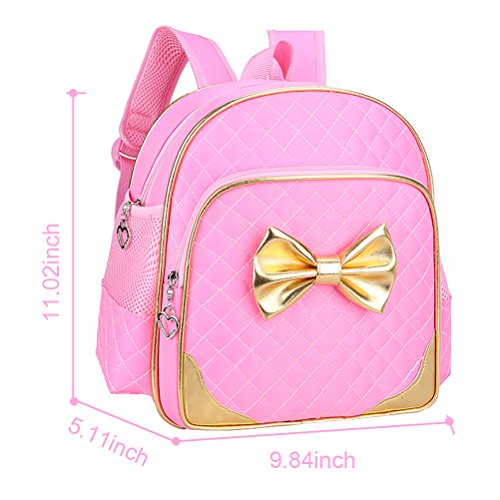 FRISTONE Imperméable Kindergarten Kids Toddler Sacs à dos/mignon Sacs à dos/Cartables scolaires (Rosé)