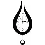 SFITVE Orologio da Parete Moderno,Silenzioso Digitale Orologi da Parete Creativo A Pendolo A Goccia D'acqua, Per Camera da Le