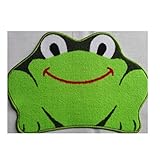 QHDZ Verde Rana patrón Alfombra Suelo Alfombrilla para Puerta de baño Alfombra