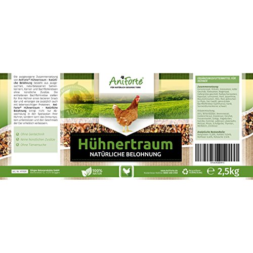 AniForte Hühnertraum Gesunde Belohnung 2,5 kg – Naturprodukt für Hühner - 2
