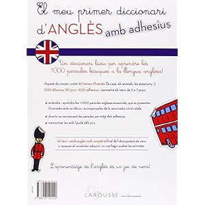 El Meu Primer Diccionari D'Ànglès Amb Adhesius (Larousse - Infantil / Juvenil - Catalán - A Partir De 5/6 Años)